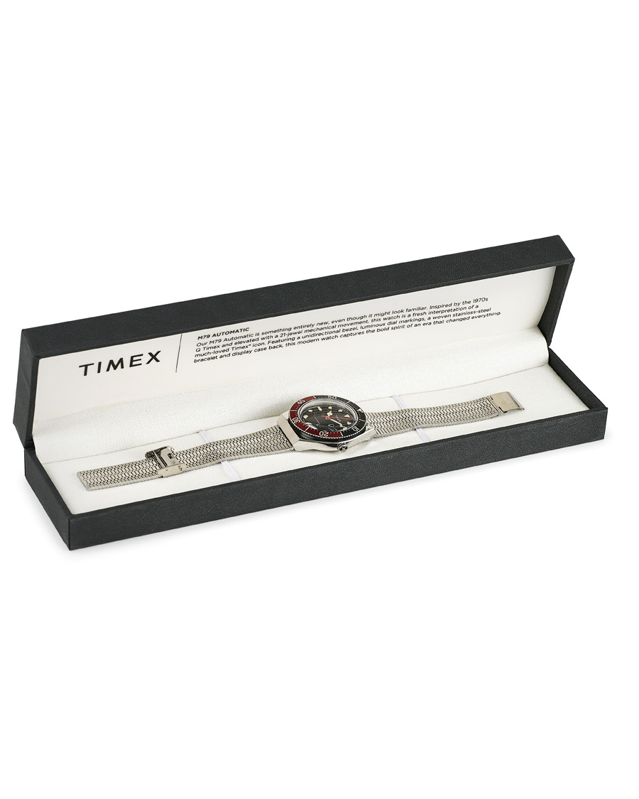 Herre | Timex M79 Automatic 40mm Black/Red | Timex | M79 Automatic 40mm Black/Red