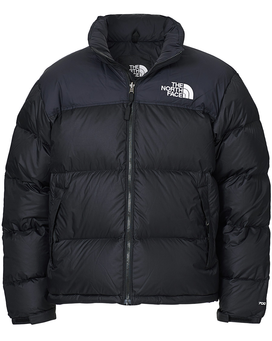 Face 1996 Retro Nuptse Jacket Black - CareOfCarl.dk