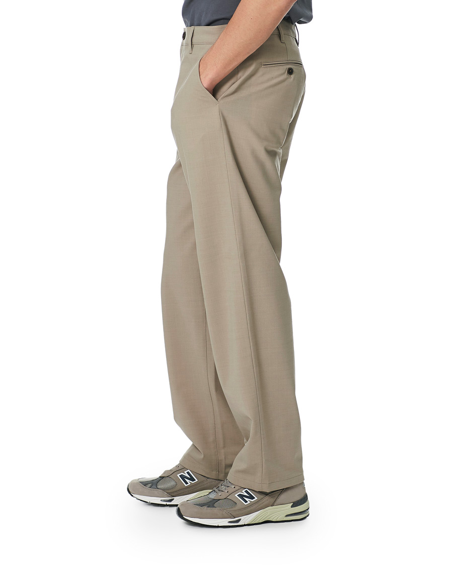 Herre | Bukser | Sunflower | Soft Wool Trousers Beige