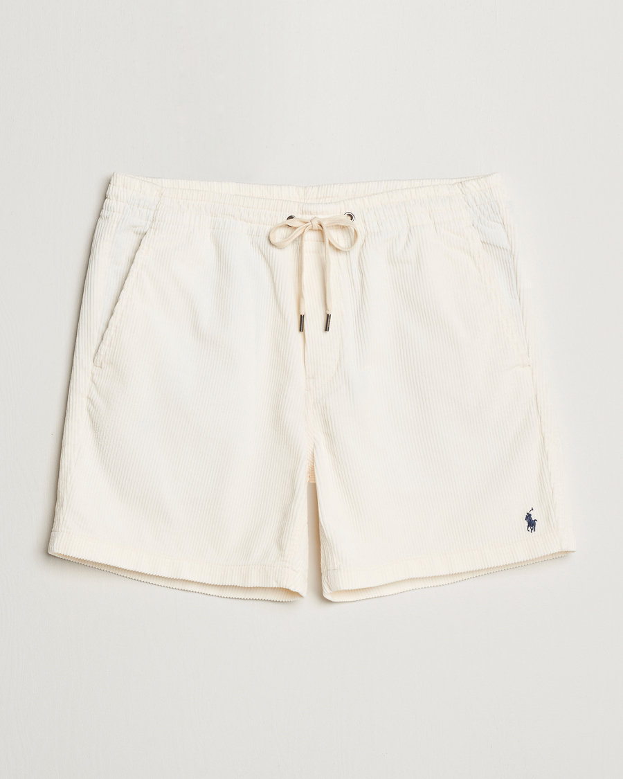 Herre | Shorts | Polo Ralph Lauren | Prepster Corduroy Drawstring Shorts Warm White