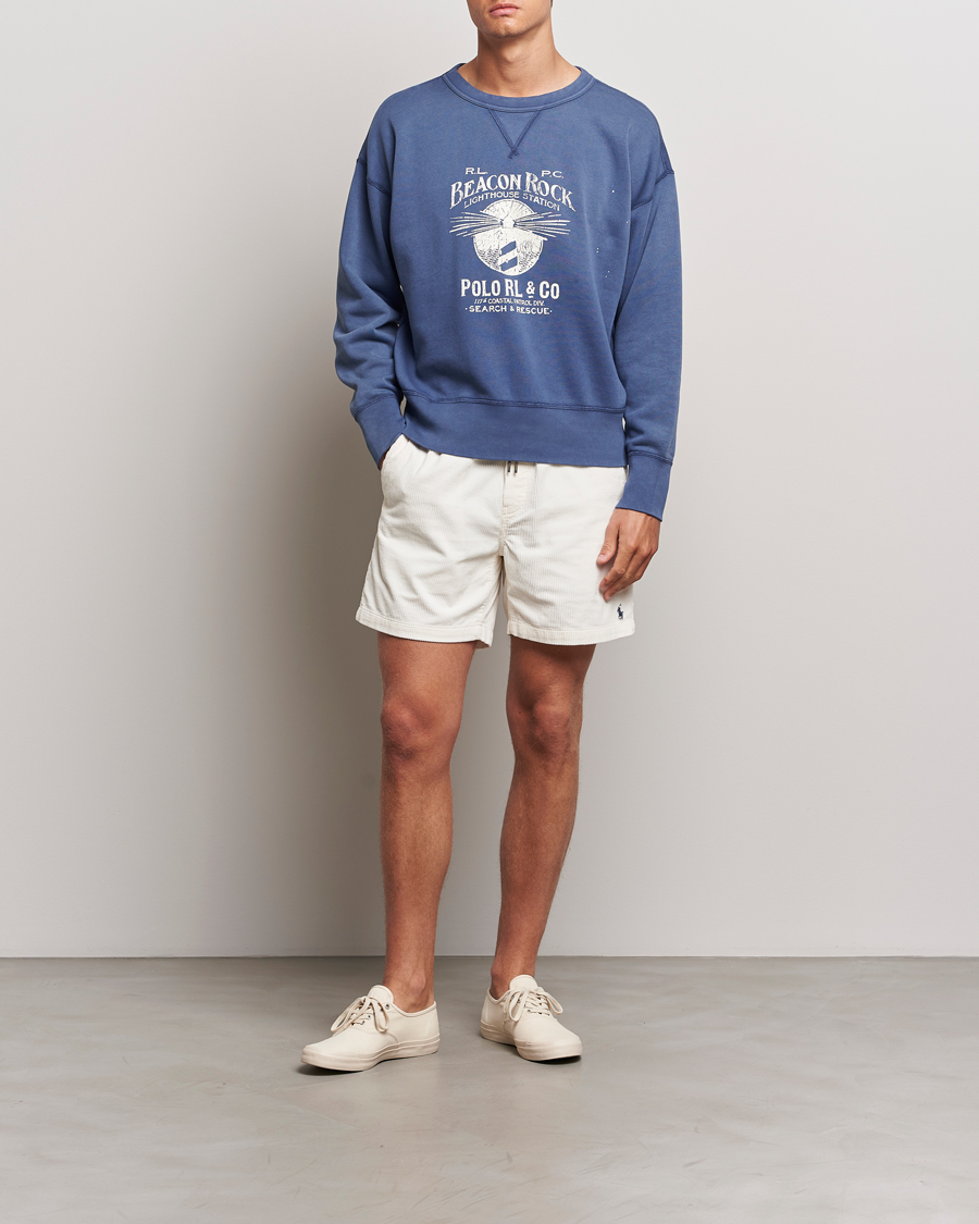 Herre | Shorts | Polo Ralph Lauren | Prepster Corduroy Drawstring Shorts Warm White