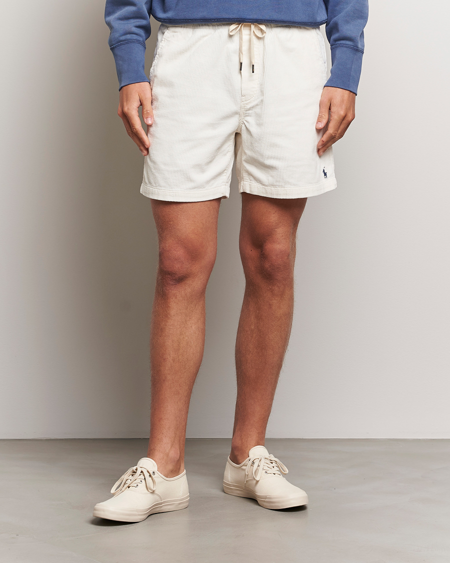 Herre |  | Polo Ralph Lauren | Prepster Corduroy Drawstring Shorts Warm White