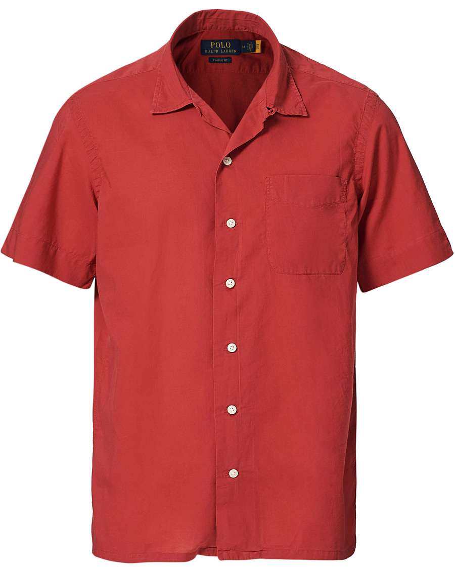 Herre | Skjorter | Polo Ralph Lauren | Classic Fit Short Sleeve Shirt Chili Pepper