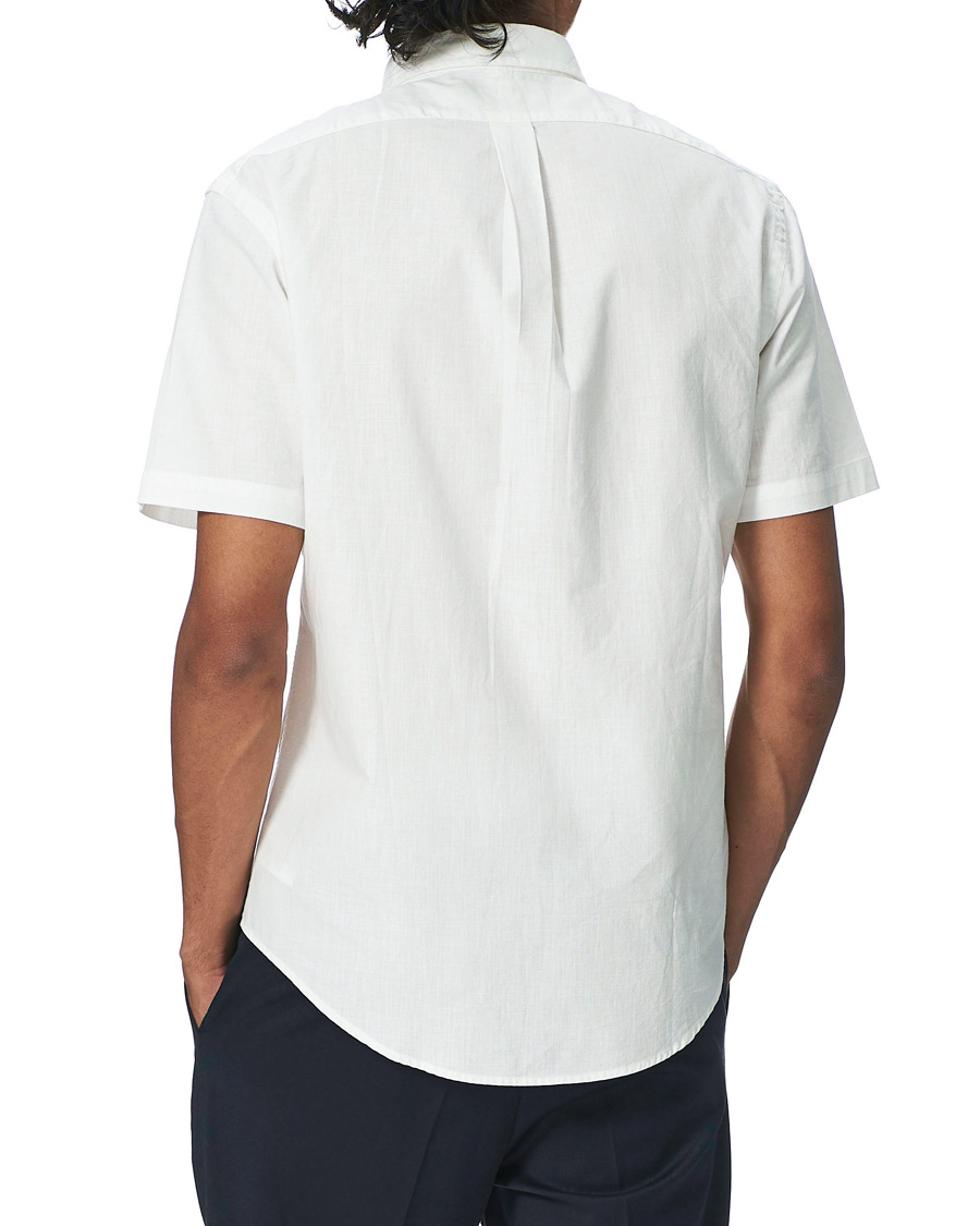 Herre | Skjorter | Polo Ralph Lauren | Slim Fit Short Sleeve Button Down Shirt White