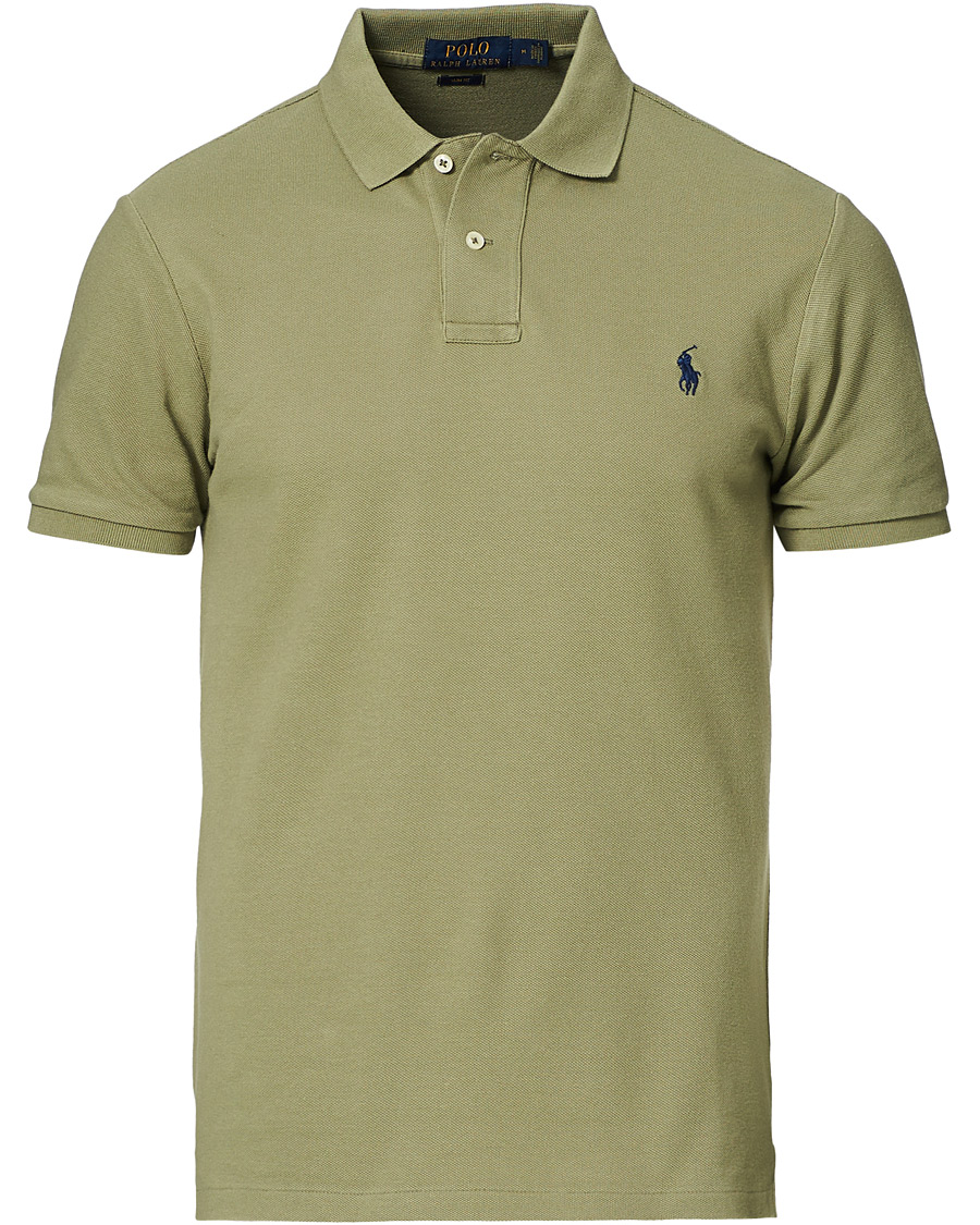 Herre | Polotrøjer | Polo Ralph Lauren | Slim Fit Polo Sage Green