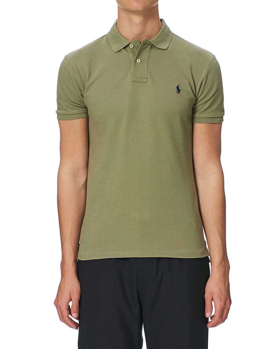 Herre | Polotrøjer | Polo Ralph Lauren | Slim Fit Polo Sage Green