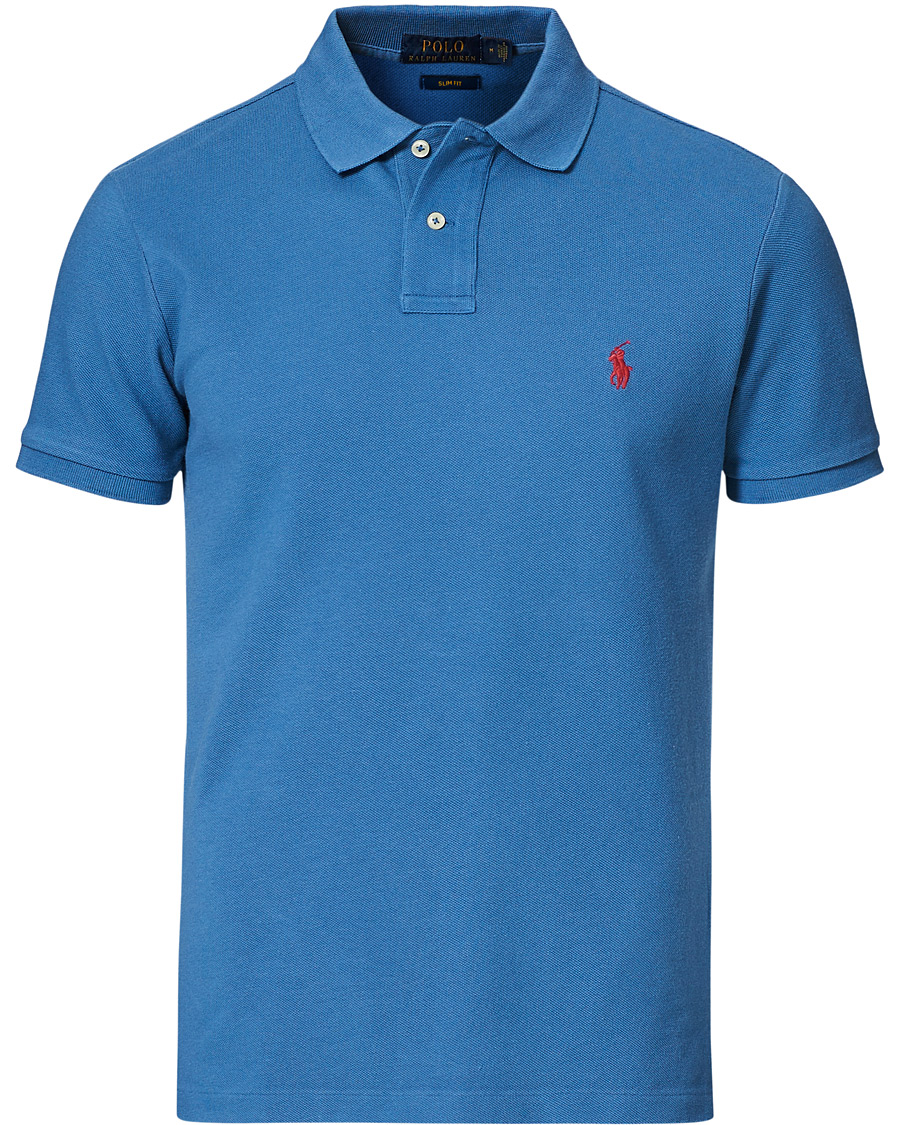 Herre | Polotrøjer | Polo Ralph Lauren | Slim Fit Polo Delta Blue