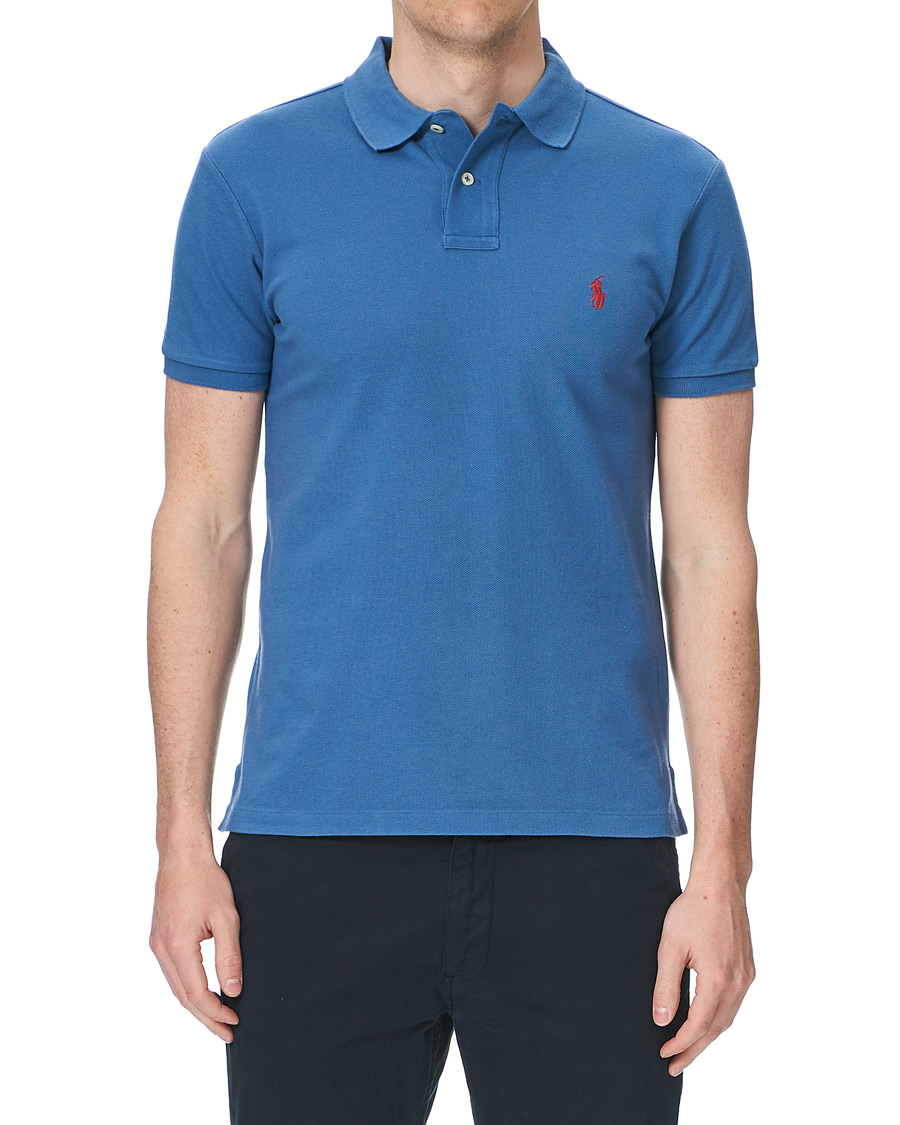 Herre | Polotrøjer | Polo Ralph Lauren | Slim Fit Polo Delta Blue