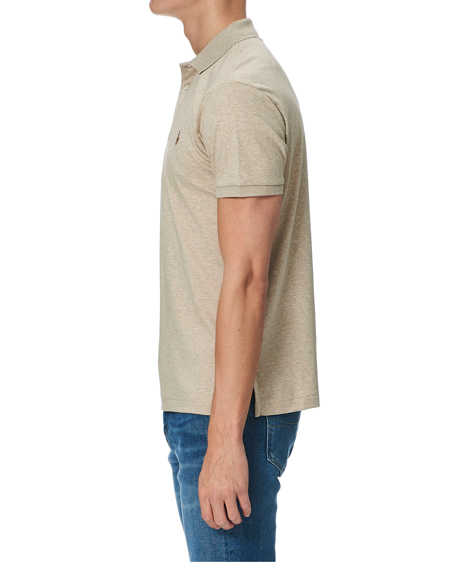 Herre | Polotrøjer | Polo Ralph Lauren | Luxury Pima Cotton Polo Tuscan Beige Heather