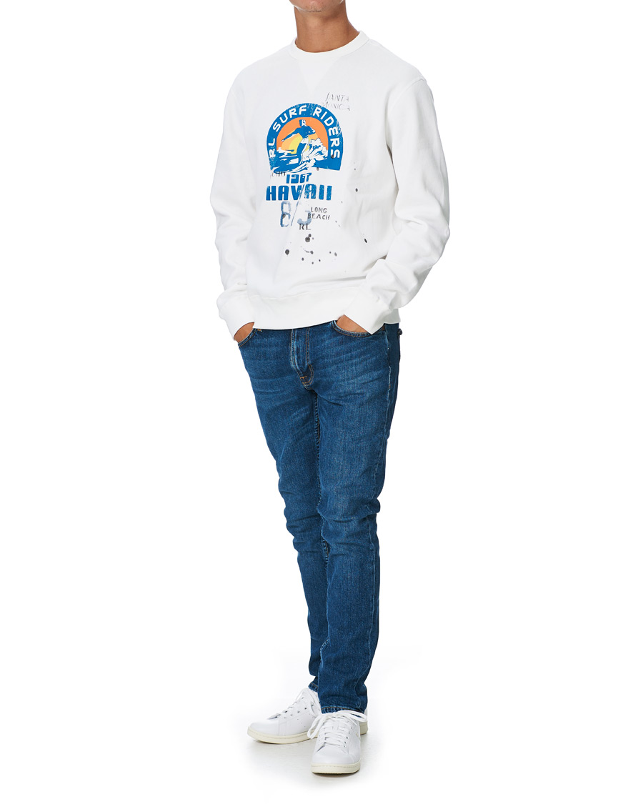 Herre | Trøjer | Polo Ralph Lauren | Surf Riders Crew Neck Sweatshirt White