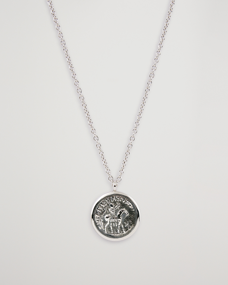 Herre | Tom Wood | Tom Wood | Coin Pendand Necklace Silver