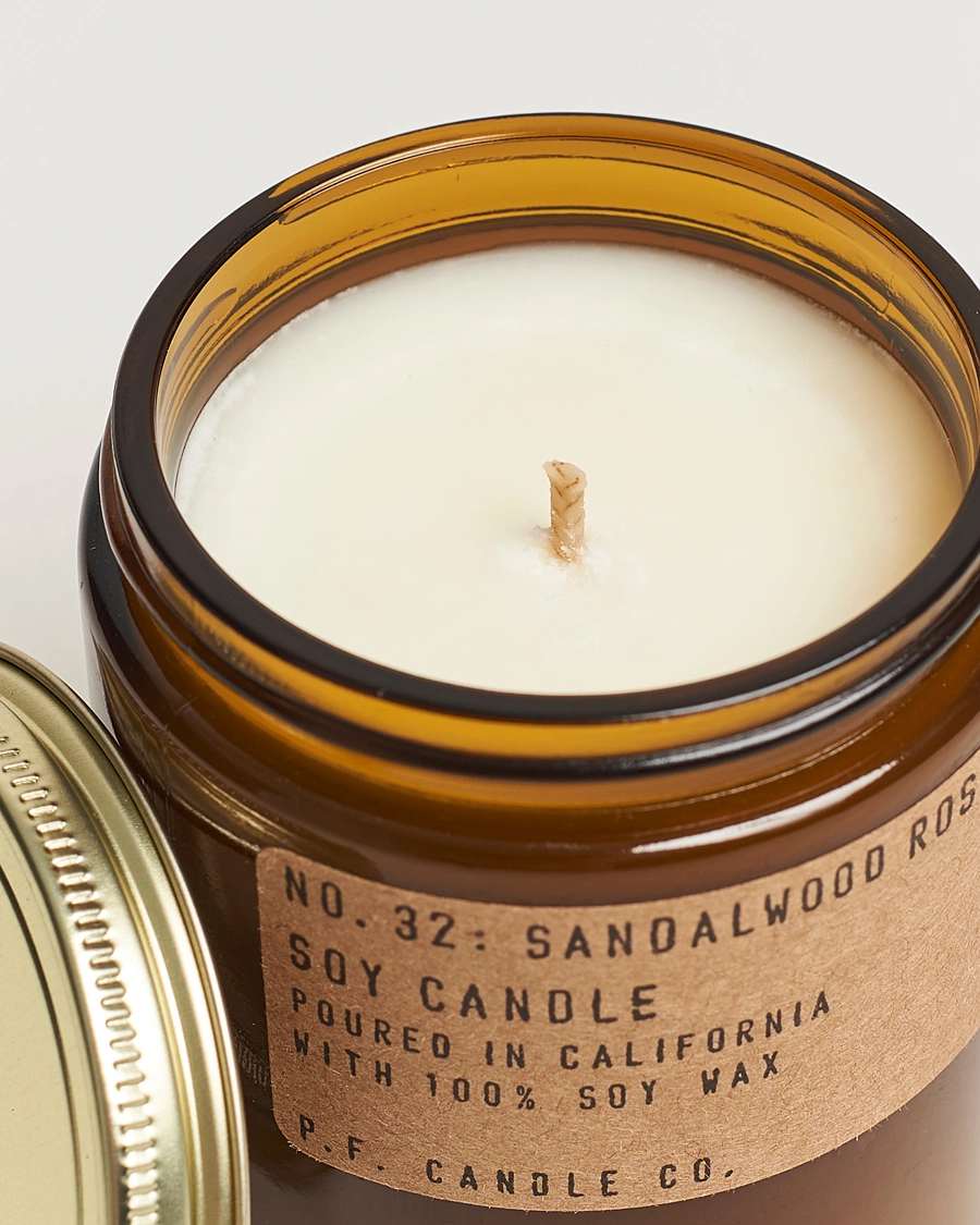 Herre |  | P.F. Candle Co. | Soy Candle No. 32 Sandalwood Rose 204g