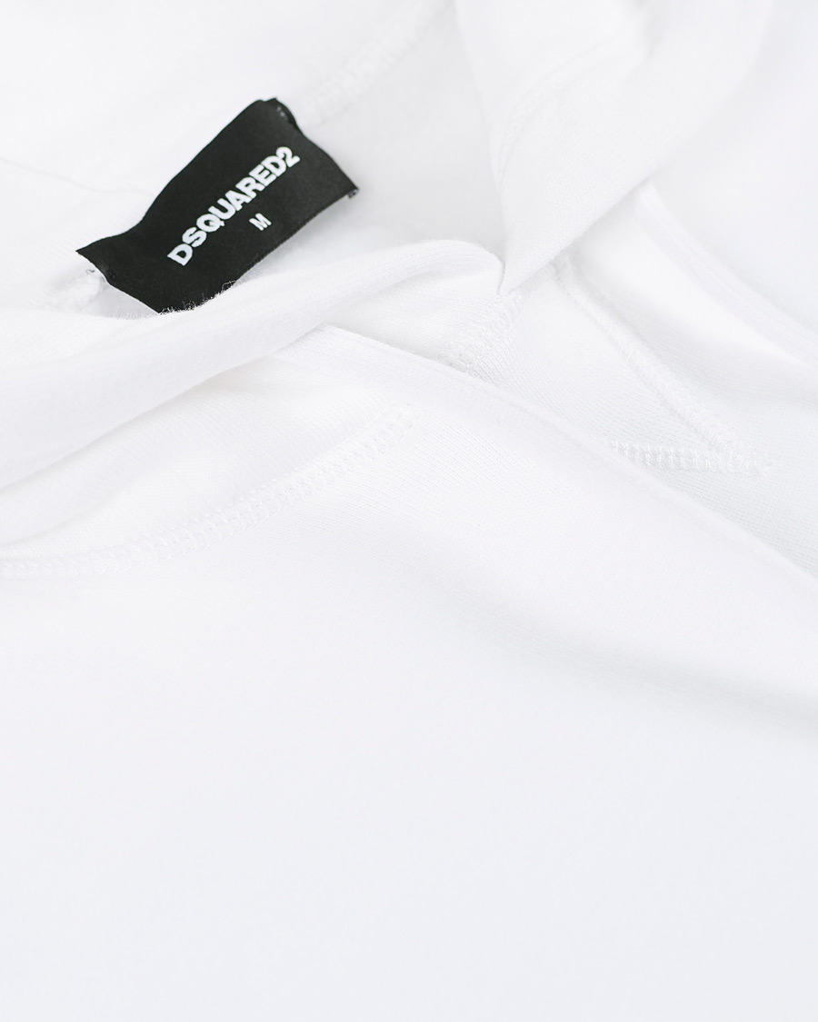 Herre | Trøjer | Dsquared2 | X Ibrahimovic Icon Sign Hoodie White