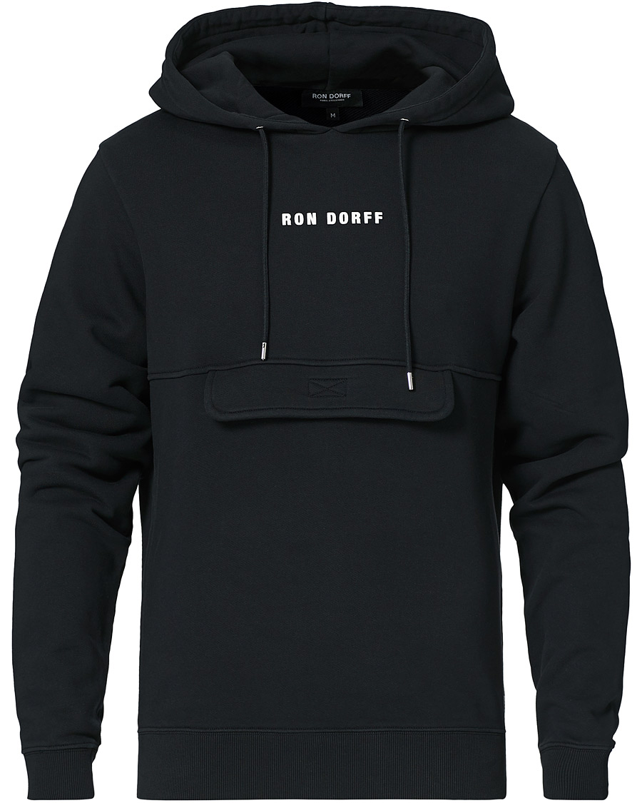 Herre | Trøjer | Ron Dorff | Pocket Hoodie Black