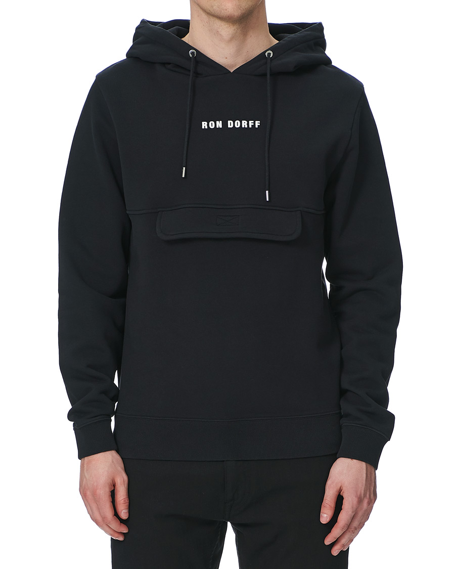 Herre | Trøjer | Ron Dorff | Pocket Hoodie Black