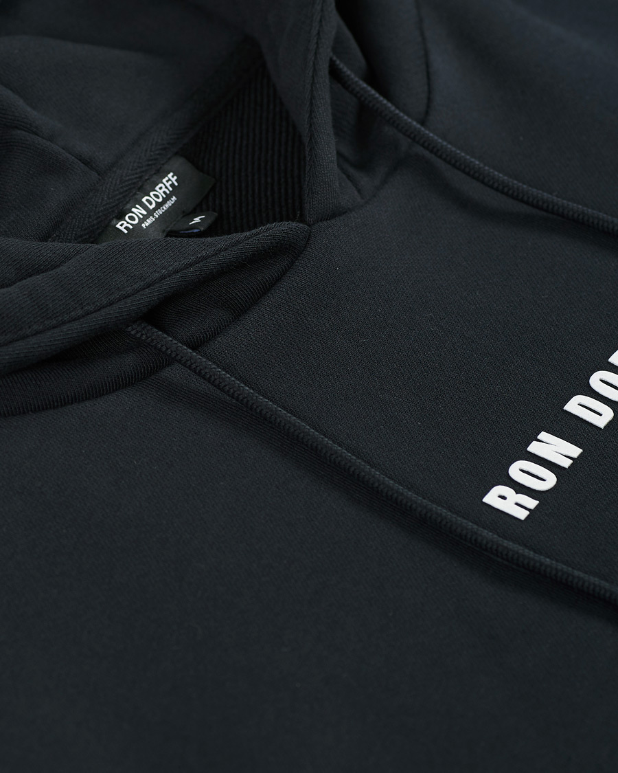 Herre | Trøjer | Ron Dorff | Pocket Hoodie Black