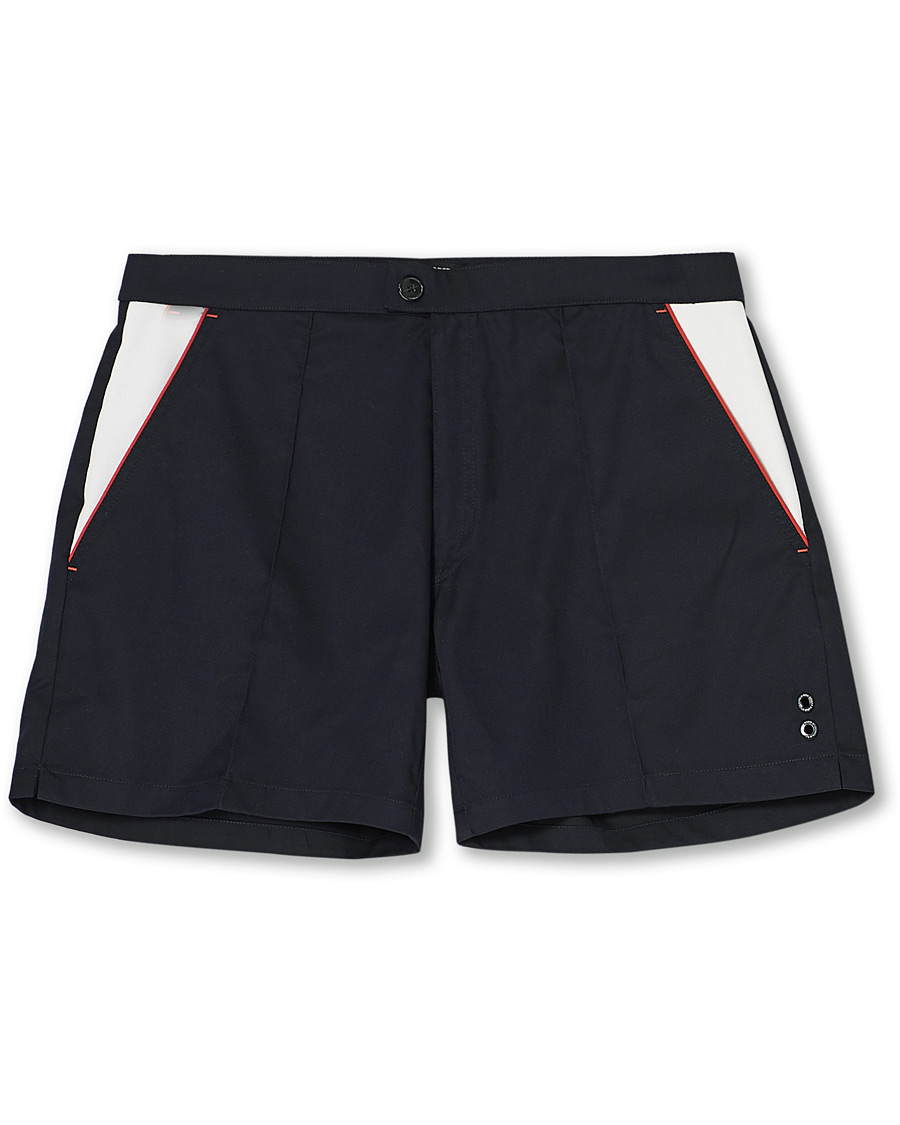 Herre | Shorts | Ron Dorff | Tri-Color Tennis Shorts Navy
