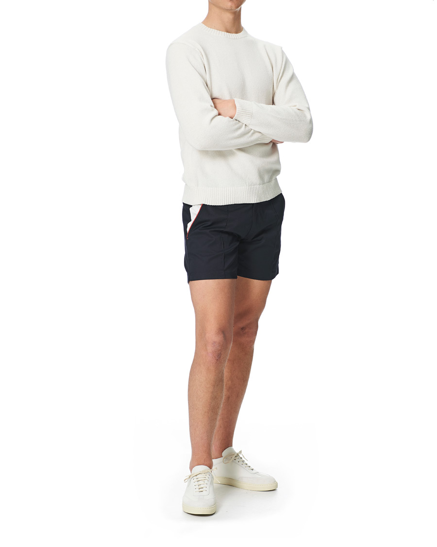 Herre | Shorts | Ron Dorff | Tri-Color Tennis Shorts Navy