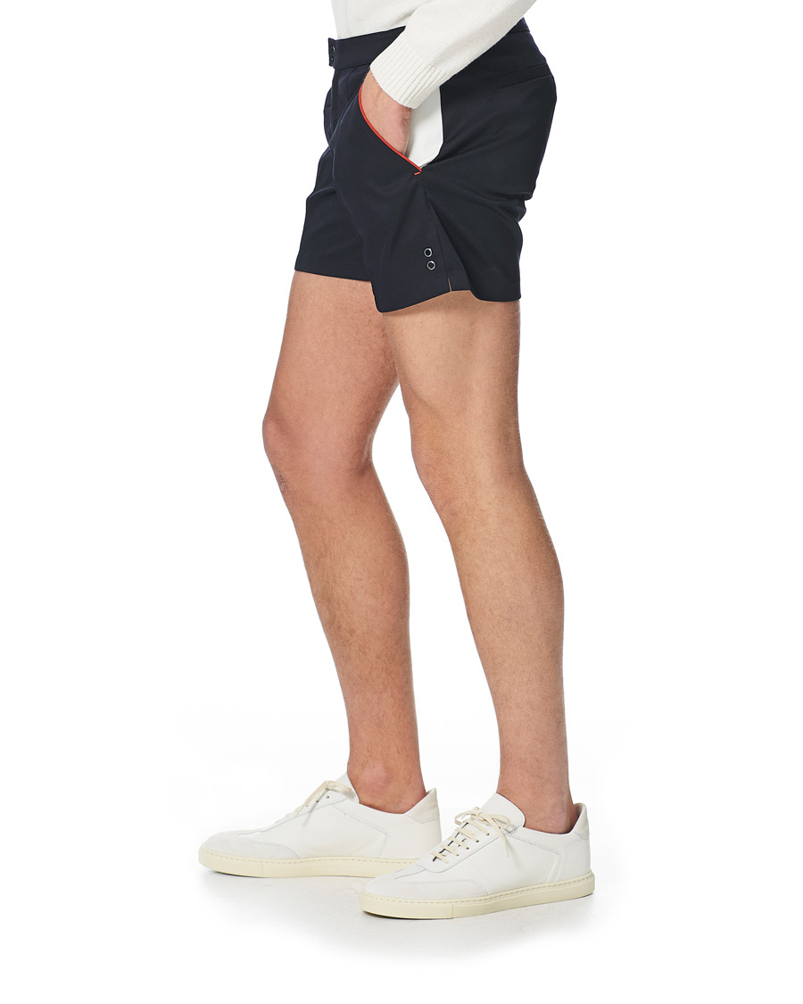 Herre | Shorts | Ron Dorff | Tri-Color Tennis Shorts Navy