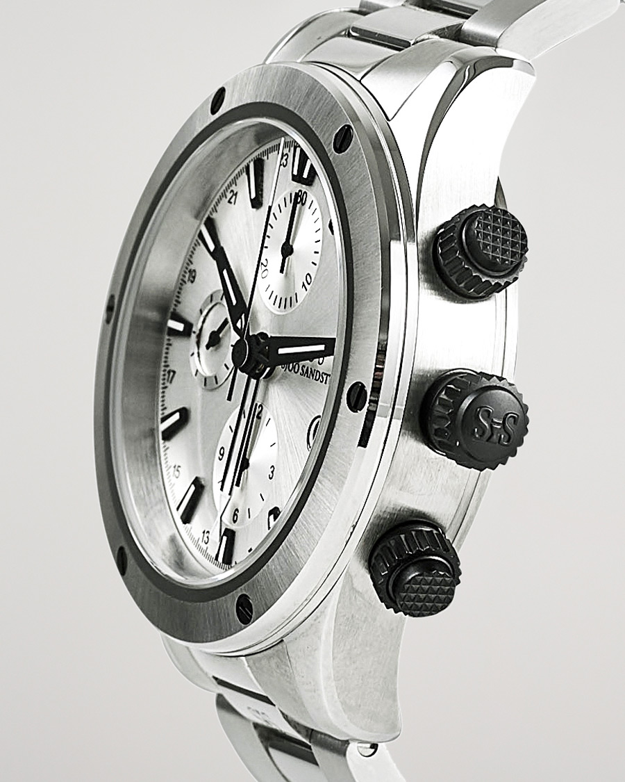 Herre | Sjöö Sandström UTC Extreme 44,2mm White and Stainless Steel | Sjöö Sandström | UTC Extreme 44,2mm White and Stainless Steel