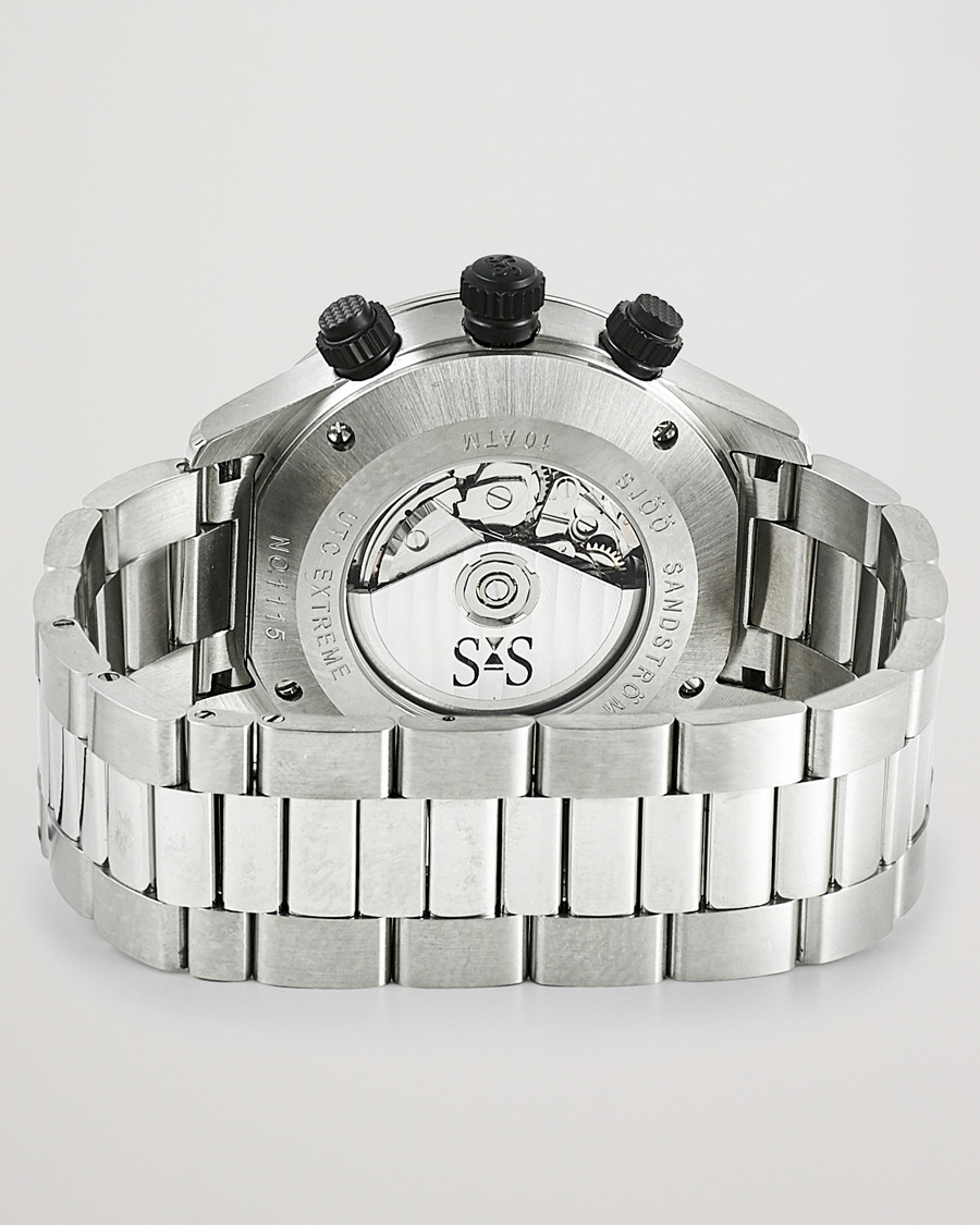 Herre | Sjöö Sandström UTC Extreme 44,2mm White and Stainless Steel | Sjöö Sandström | UTC Extreme 44,2mm White and Stainless Steel