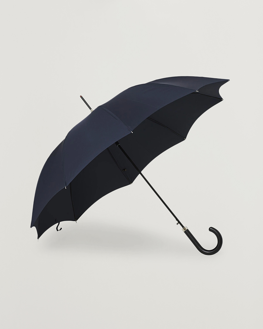 Herre | Gå regnen i møde med stil | Fox Umbrellas | Hardwood Automatic Umbrella Navy
