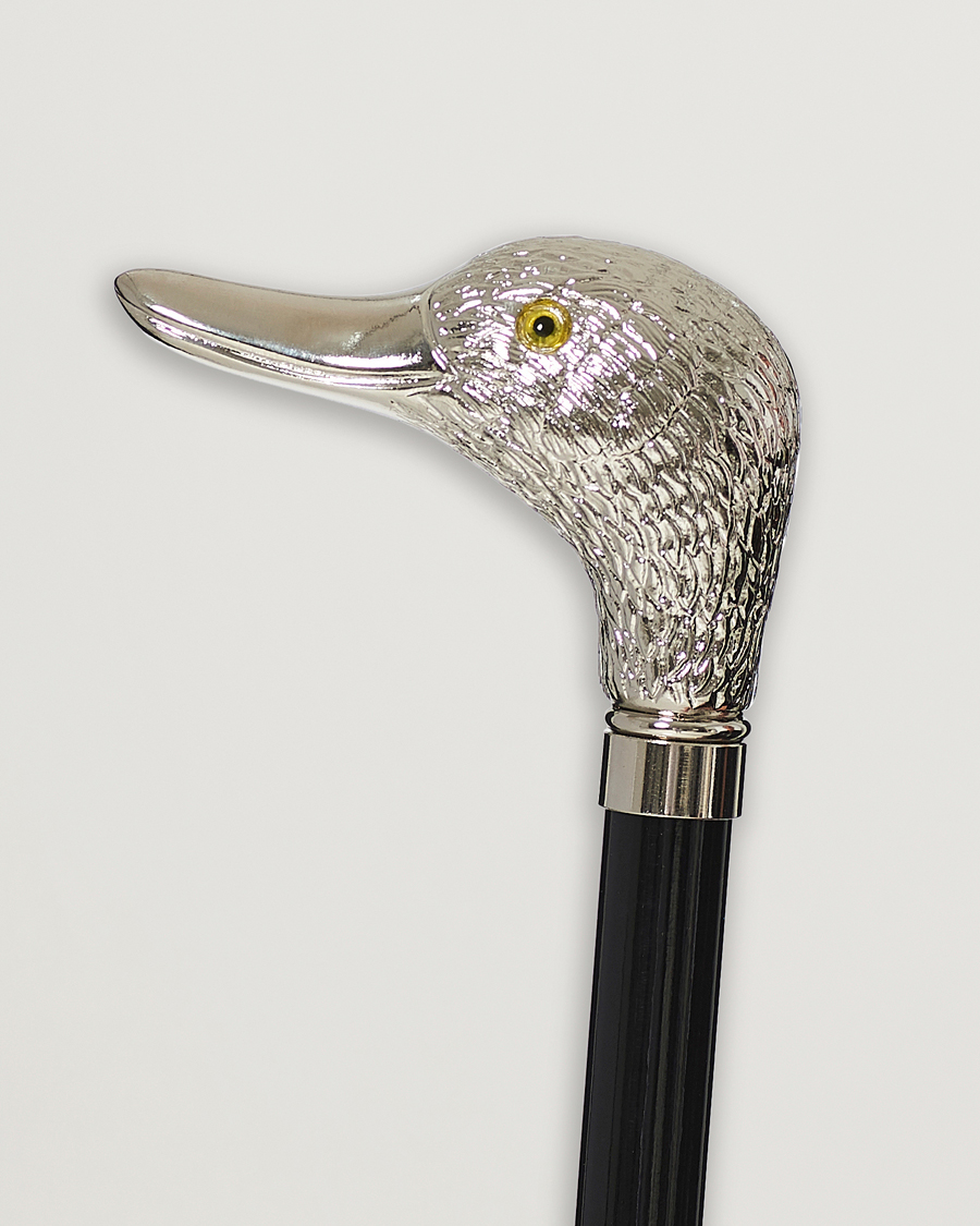 Herre | Paraplyer | Fox Umbrellas | Silver Duck Umbrella Black Black