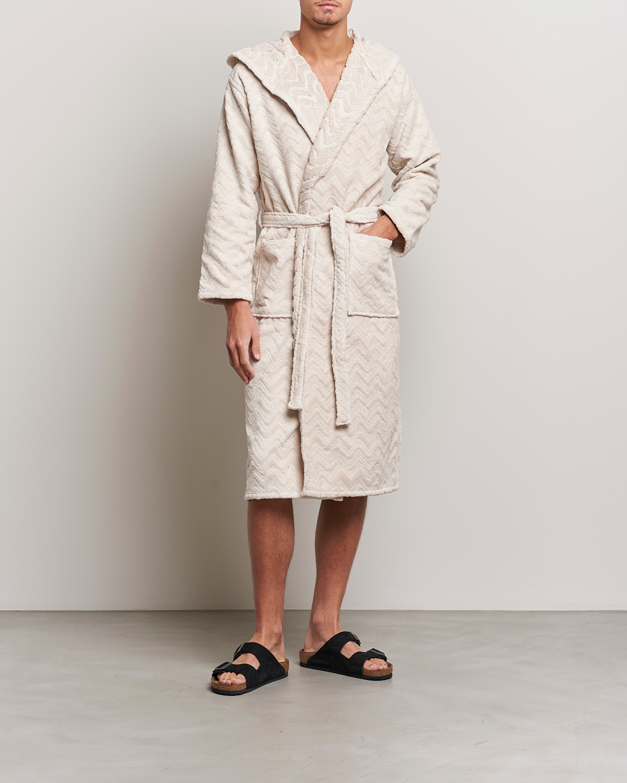 Herre | | Missoni Home | Rex Bathrobe Cream