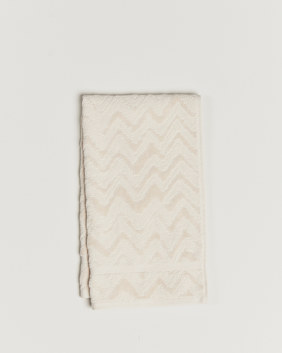 Herre | | Missoni Home | Rex Hand Towel 40x70cm Cream