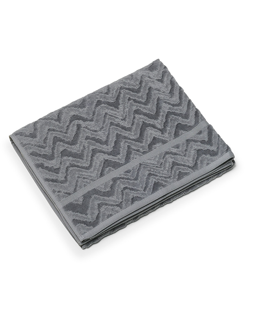 Herre | Missoni Home Rex Bath Towel 70x115cm Grey | Missoni Home | Rex Bath Towel 70x115cm Grey