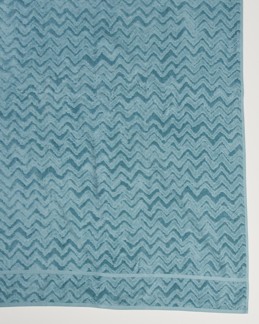 Herre | Missoni Home Rex Bath Sheet 100x150 cm Light Blue | Missoni Home | Rex Bath Sheet 100x150 cm Light Blue