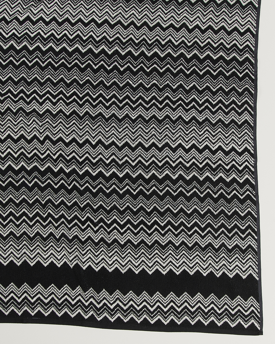 Herre | | Missoni Home | Keith Bath Sheet 100x150 cm Black/White