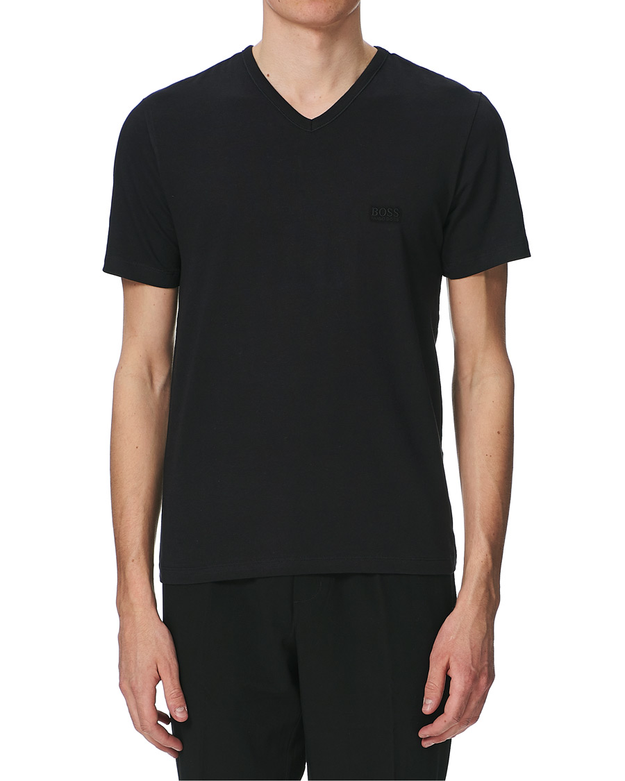 Herre | T-Shirts | BOSS BLACK | BOSS 3-Pack V-Neck T-Shirt Black/Grey/White