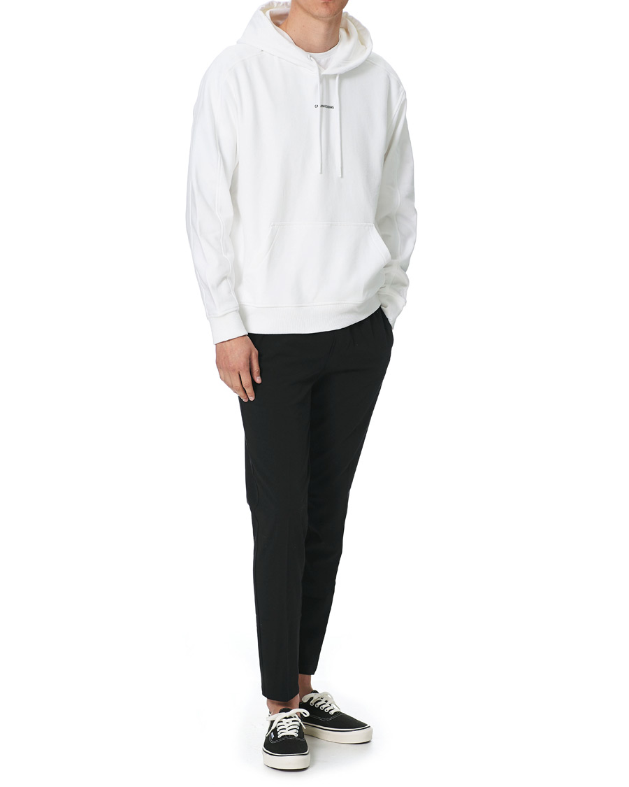 Herre | Trøjer | Calvin Klein Jeans | Micro Branding Hoodie Bright White
