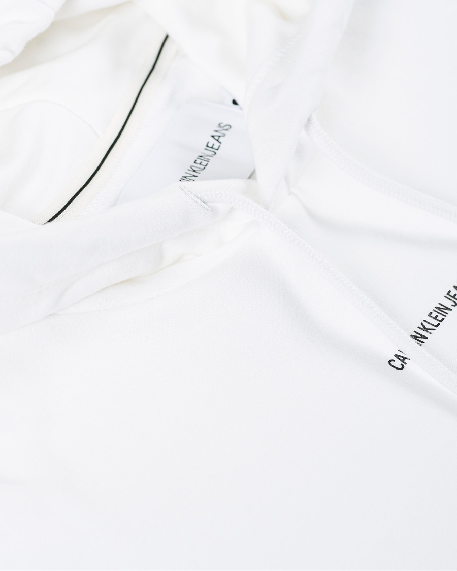 Herre | Trøjer | Calvin Klein Jeans | Micro Branding Hoodie Bright White