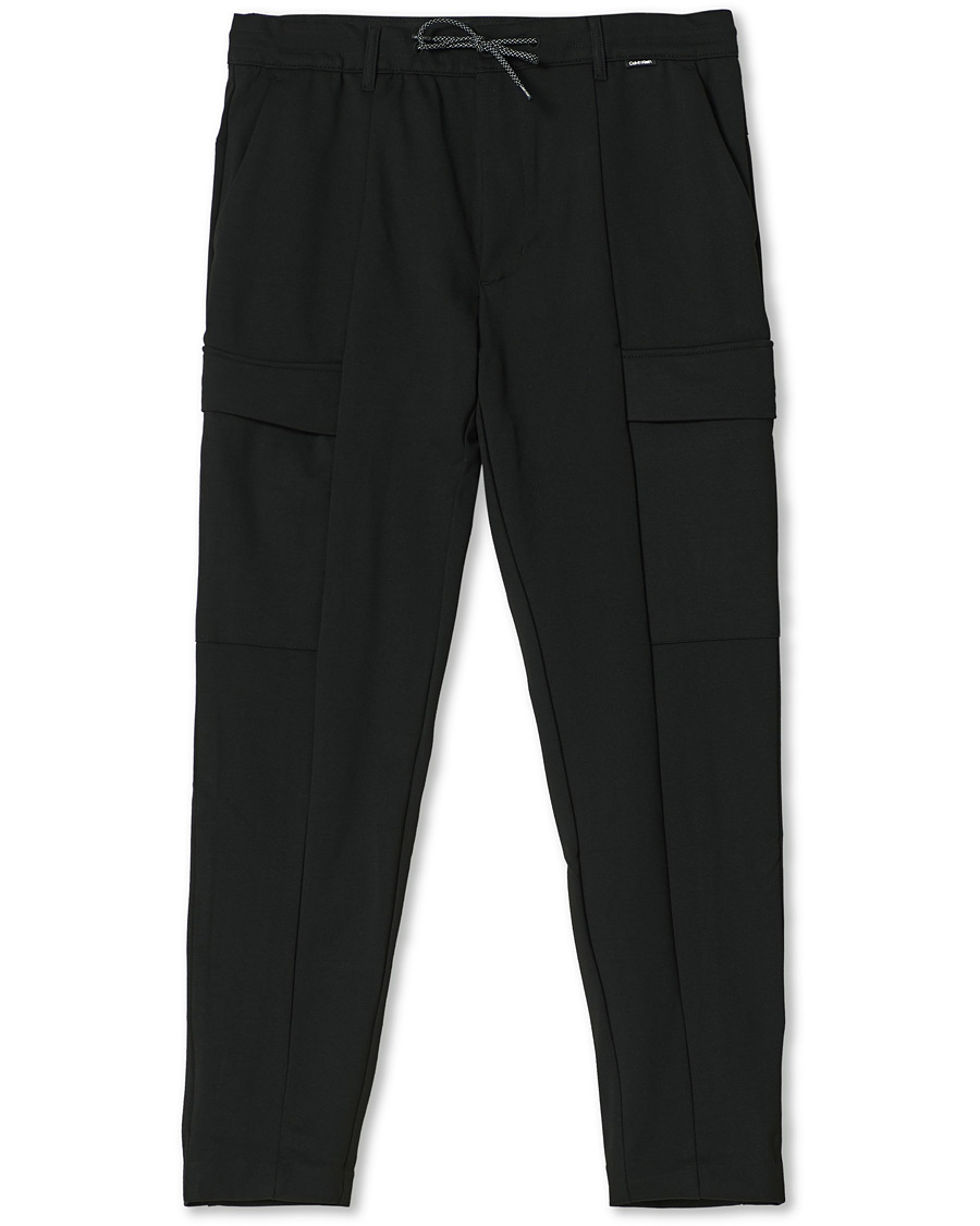 Herre | Bukser | Calvin Klein | Comfort Knit Cargo Pants Black
