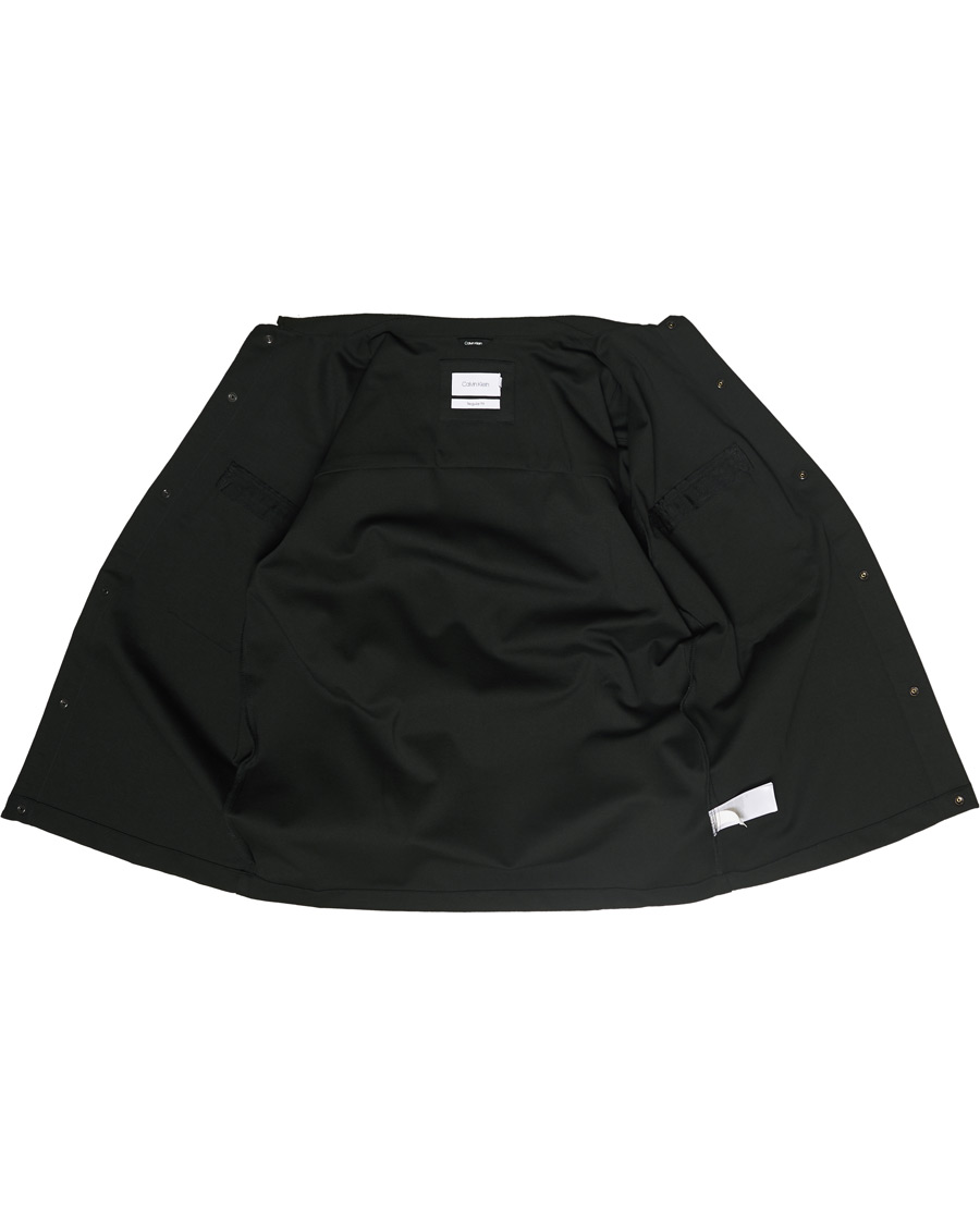 Herre | Skjorter | Calvin Klein | Comfort Knitted Overshirt Black