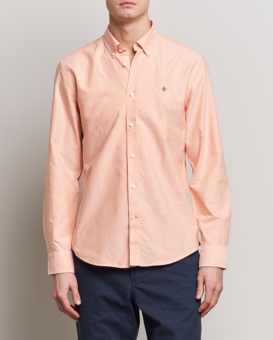 Colorful Standard Classic Organic Oxford Button Down Shirt Orange CareOfC