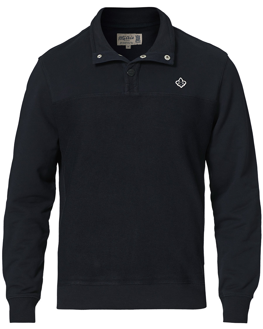 Herre | Trøjer | Morris | Northclyff Rugger Sweatshirt Old Blue