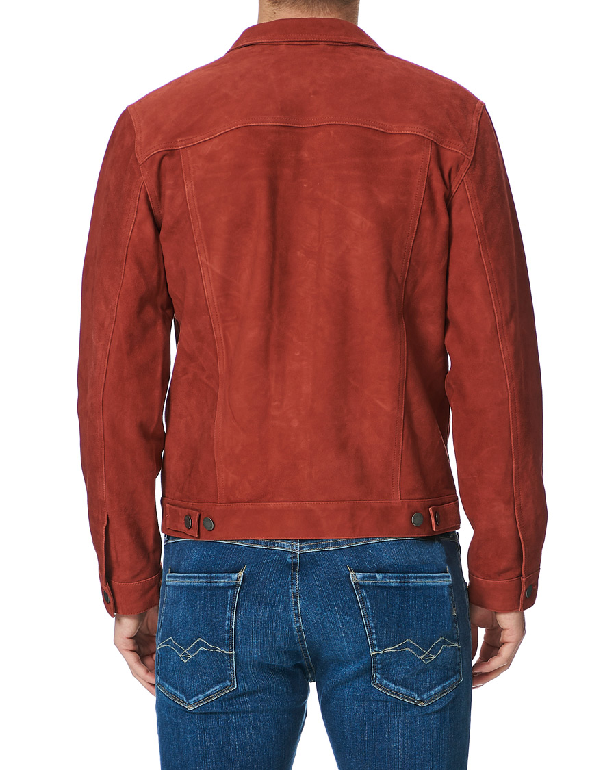 Herre | Jakker | Nudie Jeans | Robby Suede Jacket Poppy Red