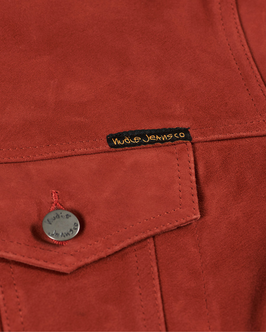 Herre | Jakker | Nudie Jeans | Robby Suede Jacket Poppy Red