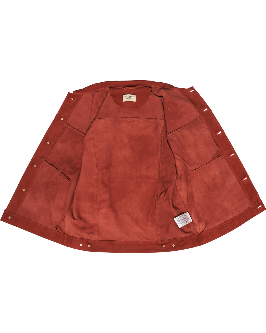 Herre | Jakker | Nudie Jeans | Robby Suede Jacket Poppy Red