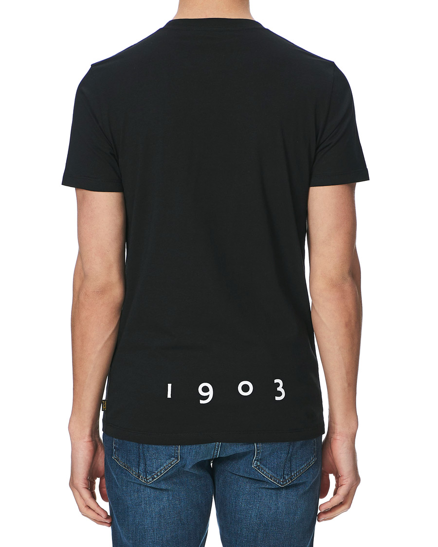 Herre | T-Shirts | Tiger of Sweden | Fleek Printed Crew Neck Tee Black