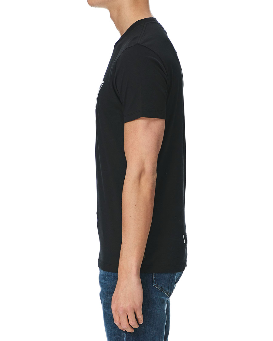 Herre | T-Shirts | Tiger of Sweden | Fleek Printed Crew Neck Tee Black