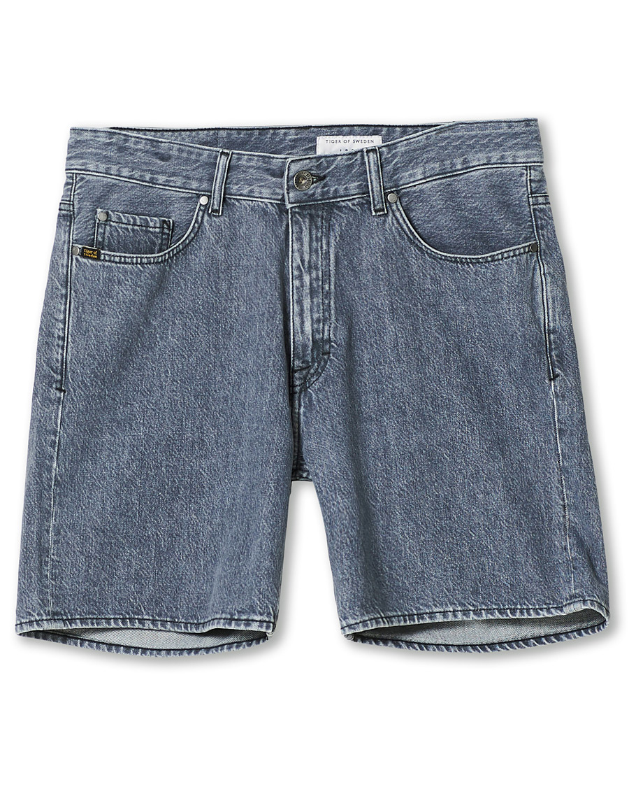 Herre | Shorts | Tiger of Sweden | Jin Stretch Denim Shorts Black