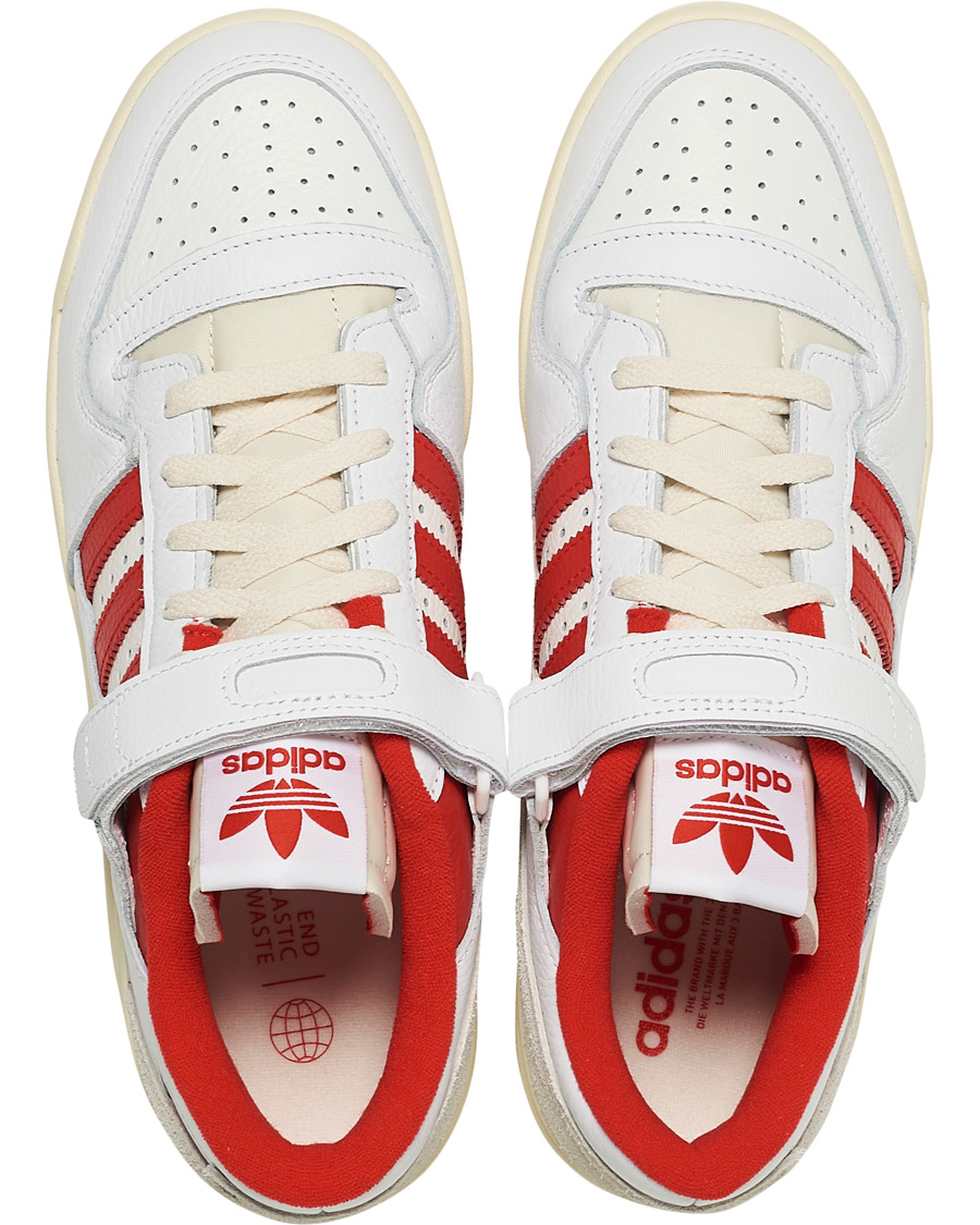 Herre | adidas Originals Forum 84 Low Sneaker White/Red | adidas Originals | Forum 84 Low Sneaker White/Red