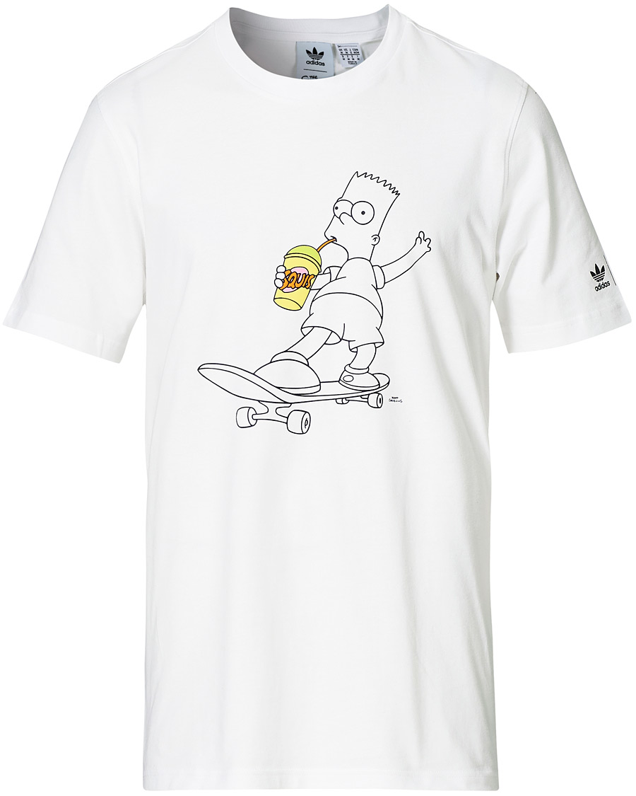 Herre | T-Shirts | adidas Originals | The Simpsons Crew Neck Tee White
