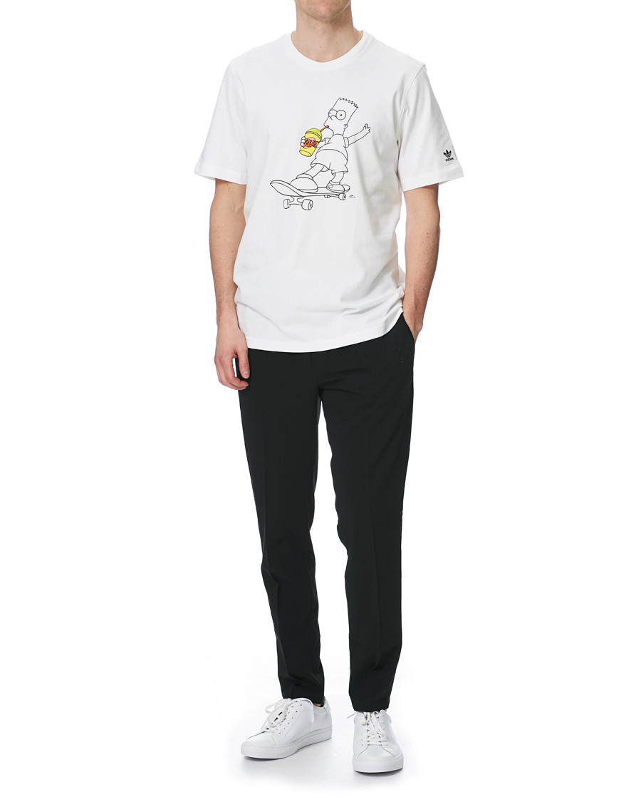 Herre | T-Shirts | adidas Originals | The Simpsons Crew Neck Tee White