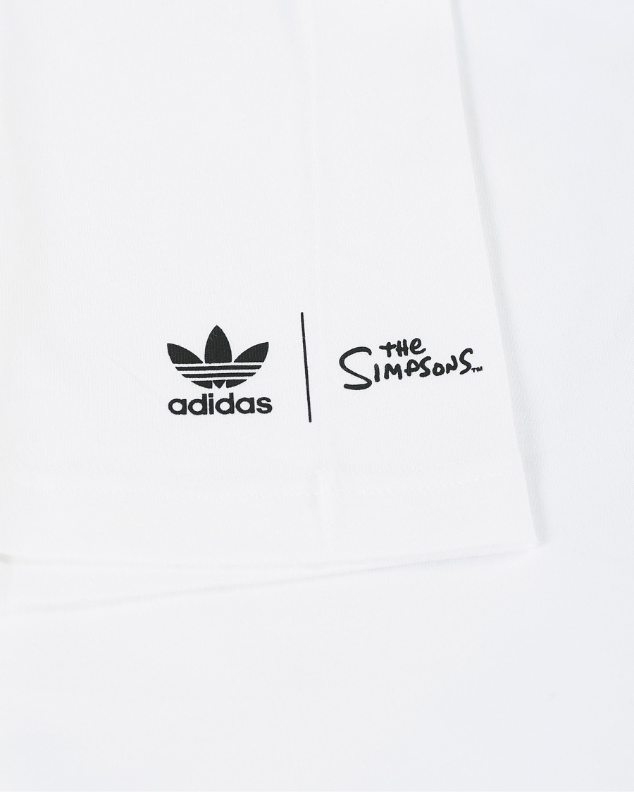 Herre | T-Shirts | adidas Originals | The Simpsons Crew Neck Tee White