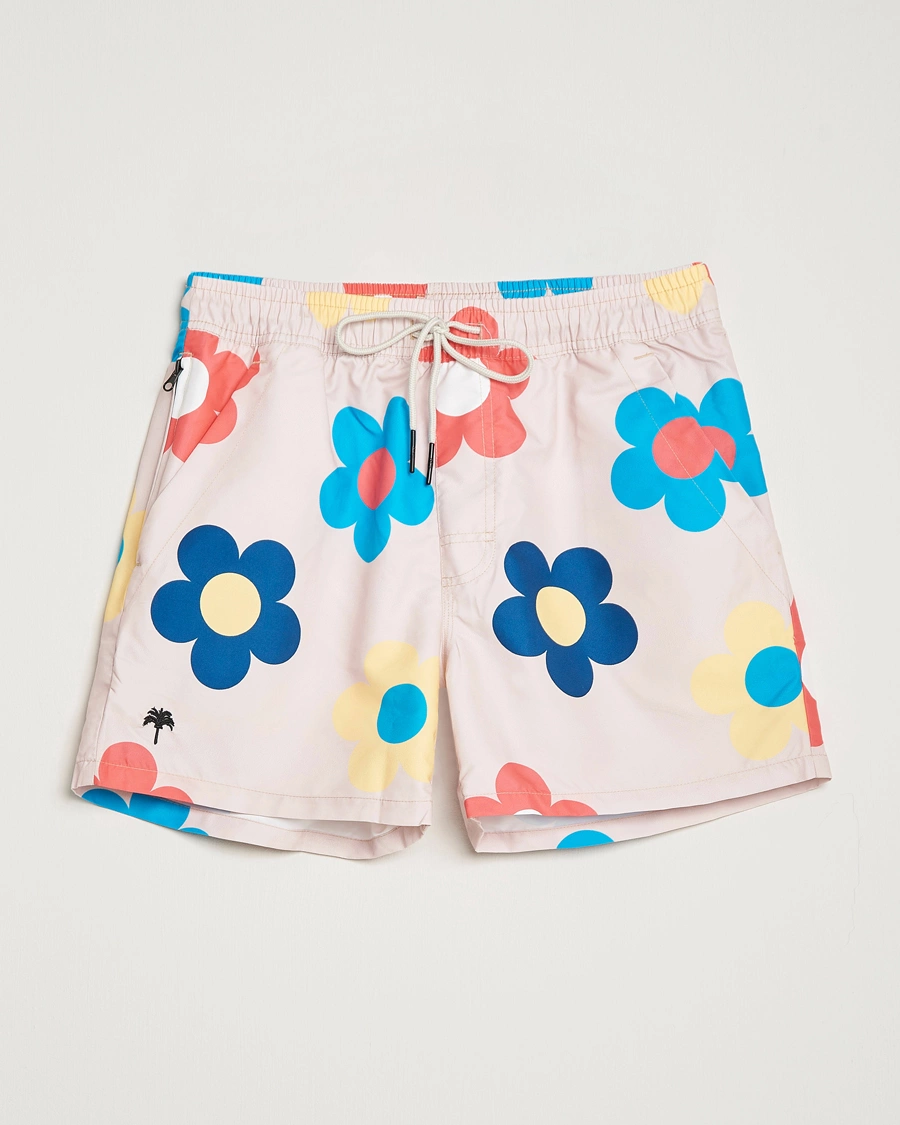 Herre | Badebukser | OAS | Printed Swimshorts Daisy